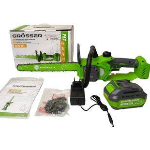 Акумуляторна ланцюгова пила Grosser GCS 121 3031 фото